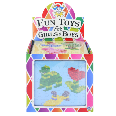 Henbrandt Lego-Puzzle 13x13cm | 12 Teile