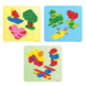 Henbrandt Puzzle Lego 13x13cm | 12 pièces