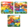 Henbrandt Dinosaurus Puzzel 13x13cm | 12 stuks Henbrandt Dinosaurus Puzzel 13x13cm | 12 stuks