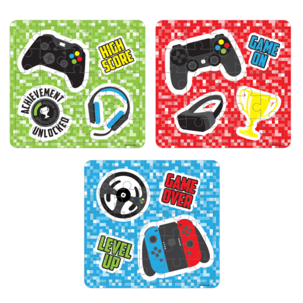 Henbrandt Puzzle Gamer 13x13cm | 12 pièces