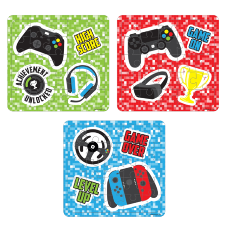Henbrandt Gamer Puzzel 13x13cm | 12 stuks Henbrandt Gamer Puzzel 13x13cm | 12 stuks