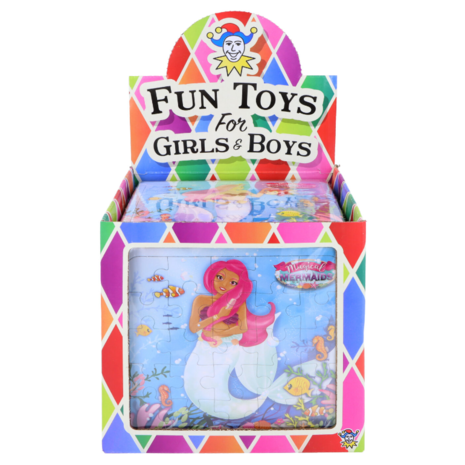 Henbrandt Zeemeermin Puzzel 13x13cm | 12 stuks Henbrandt Zeemeermin Puzzel 13x13cm | 12 stuks