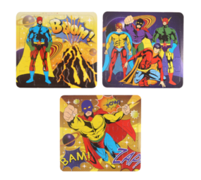 Henbrandt Superhelden-Puzzle 13x13cm | 12 Teile