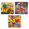 Henbrandt Superhelden-Puzzle 13x13cm | 12 Teile Henbrandt Superhelden-Puzzle 13x13cm | 12 Teile