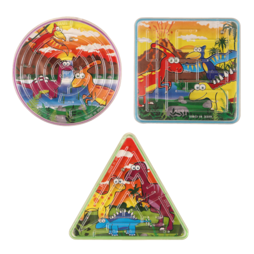 Henbrandt Jeux de patience dinosaures 6 cm | 12 pièces