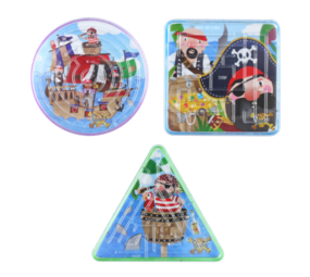 Henbrandt Jeu de patience de pirate 6 cm | 12 pièces