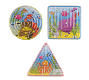 Henbrandt Jeu de patience océanique 6 cm | 12 pièces