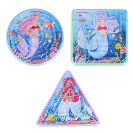 Henbrandt Zeemeermin Geduld Spelletje 6cm | 12 stuks Henbrandt Zeemeermin Geduld Spelletje 6cm | 12 stuks