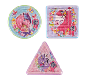 Henbrandt Jeu de patience Pony 6 cm | 12 pièces