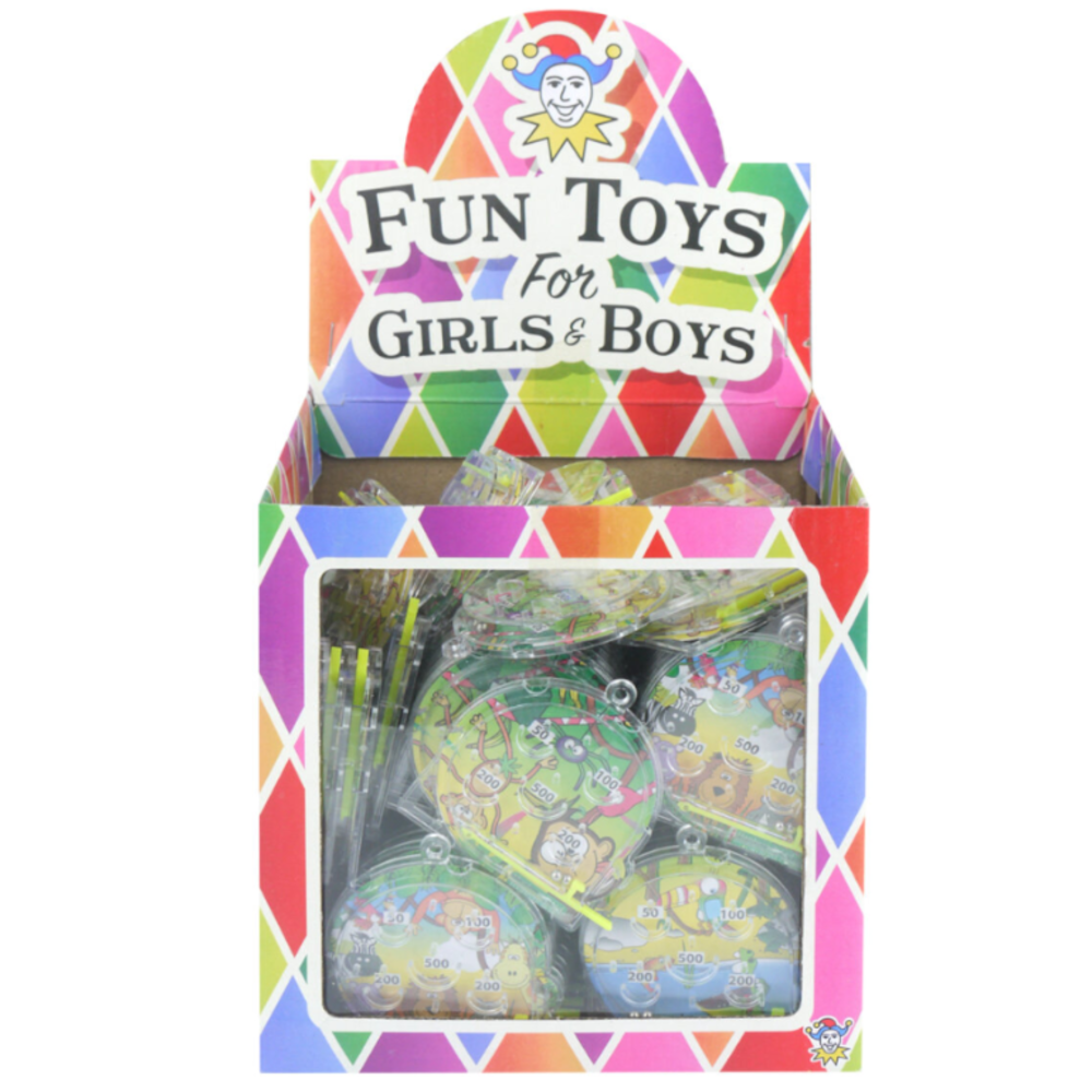 Henbrandt Jungle Animals Pinball Game 6cm | 12 pieces