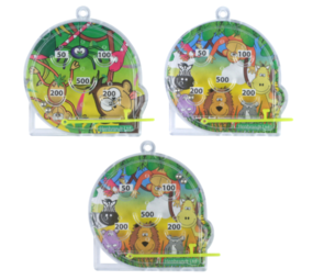 Henbrandt Dschungeltiere Flipperautomat 6 cm | 12 Stück