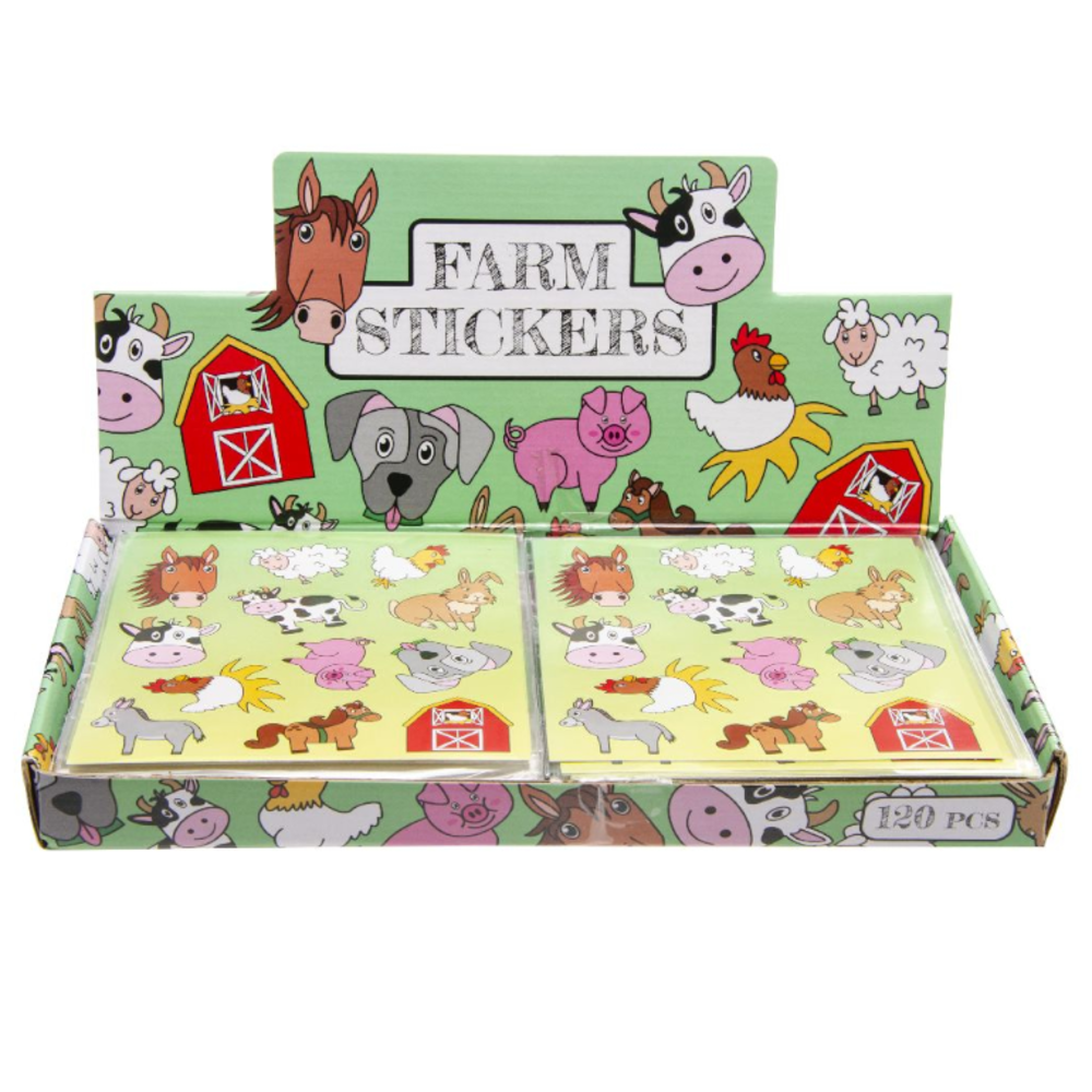 LG Imports Boerderij Stickervelletje 12x10cm | 12 velletjes LG Imports Boerderij Stickervelletje 12x10cm | 12 velletjes