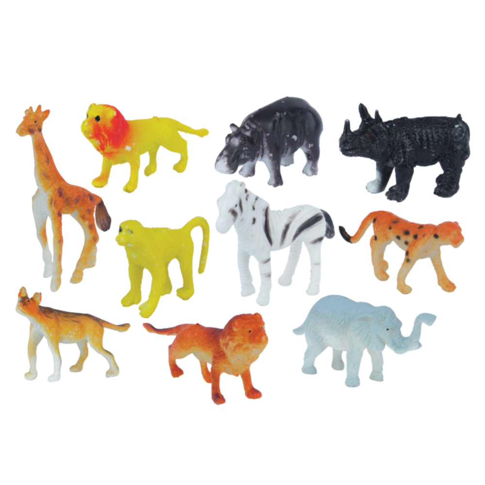Henbrandt Jungle Dieren Speeltje 4-6cm | 12 stuks Henbrandt Jungle Dieren Speeltje 4-6cm | 12 stuks