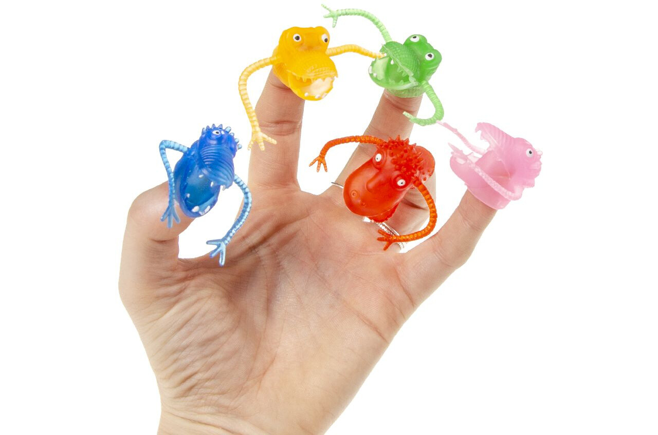 LG Imports Poupée Monstre des Doigts 4 cm | 12 pièces