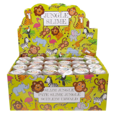 LG Imports Slime Animaux de la Jungle 22 ml | 12 pièces