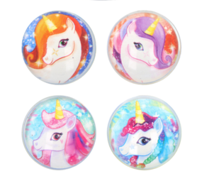 Henbrandt Balle rebondissante licorne 35 mm | 12 pièces