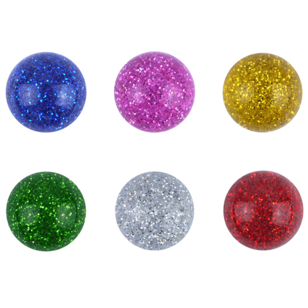 Henbrandt Glitter Stuiterballen 35mm | 12 stuks Henbrandt Glitter Stuiterballen 35mm | 12 stuks