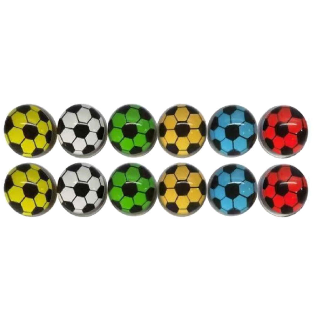 LG Imports Ballons de football rebondissants 30 mm | 10 pièces