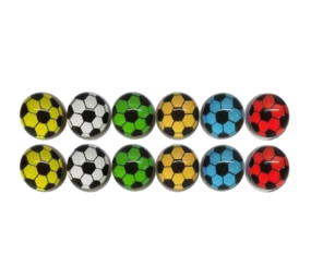 LG Imports Fußball-Hüpfbälle 30 mm | 10 Stück