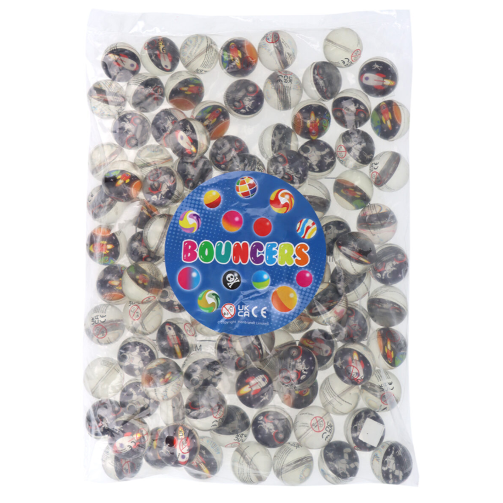 Henbrandt Ruimtevaart Stuiterballen 35mm | 12 stuks Henbrandt Ruimtevaart Stuiterballen 35mm | 12 stuks