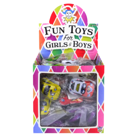 Henbrandt Auto-Party-Mitgebsel, Rückziehmechanismus, 5,3 cm | 12 Stück