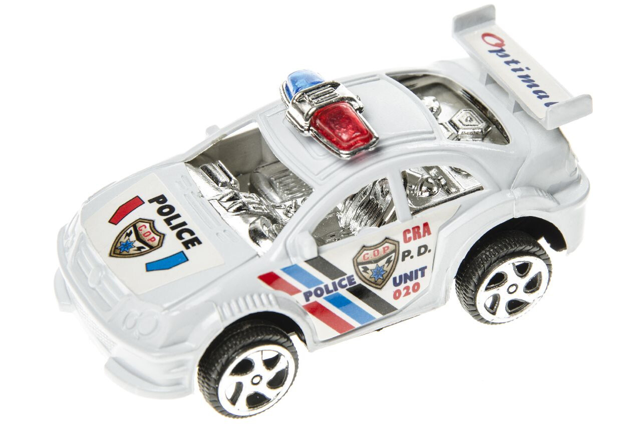 LG Imports Voiture de police - Cadeau d'invité 8 cm | 12 pièces