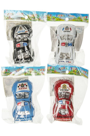 LG Imports Police Car Party Favor 8cm | 12 pieces