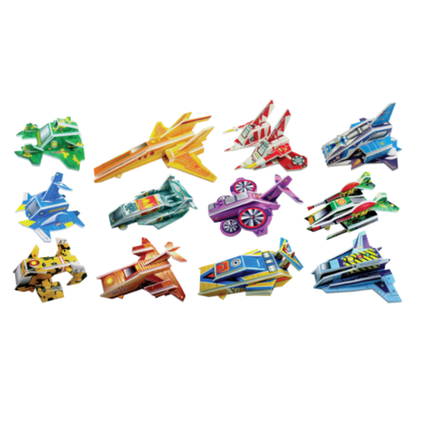 Henbrandt Space Voertuigen Puzzel | 12 stuks Henbrandt Space Voertuigen Puzzel | 12 stuks