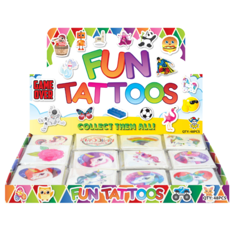 Henbrandt Eenhoorn Nep Tattoo | 12 sets met 12 tattoos Henbrandt Eenhoorn Nep Tattoo | 12 sets met 12 tattoos