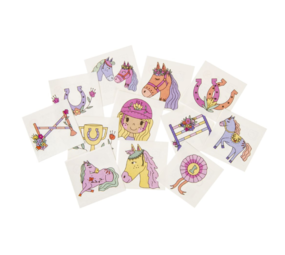 LG Imports Temporäre Pferde-Tattoos | 12 Sets mit je 12 Tattoos