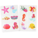 Henbrandt Mermaid Temporary Tattoo | 12 sets with 12 tattoos
