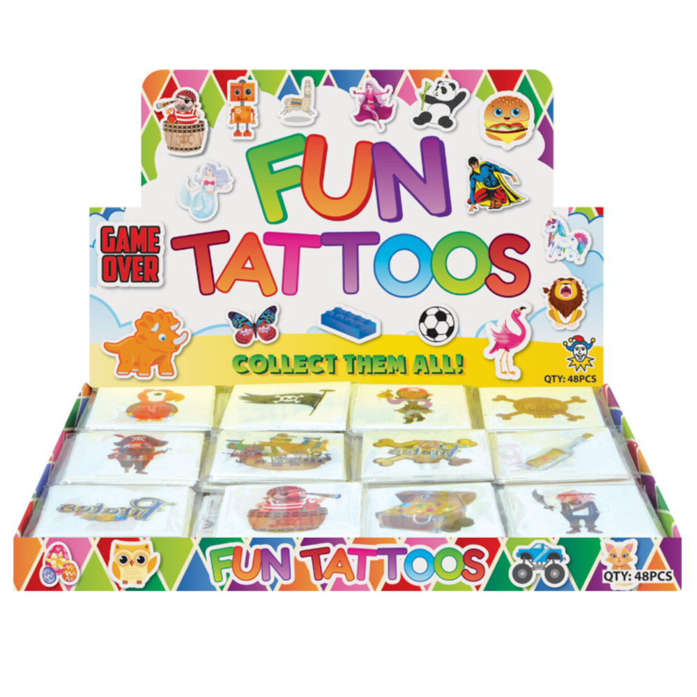 Henbrandt Piraten Nep Tattoo | 12 sets met 12 tattoos Henbrandt Piraten Nep Tattoo | 12 sets met 12 tattoos