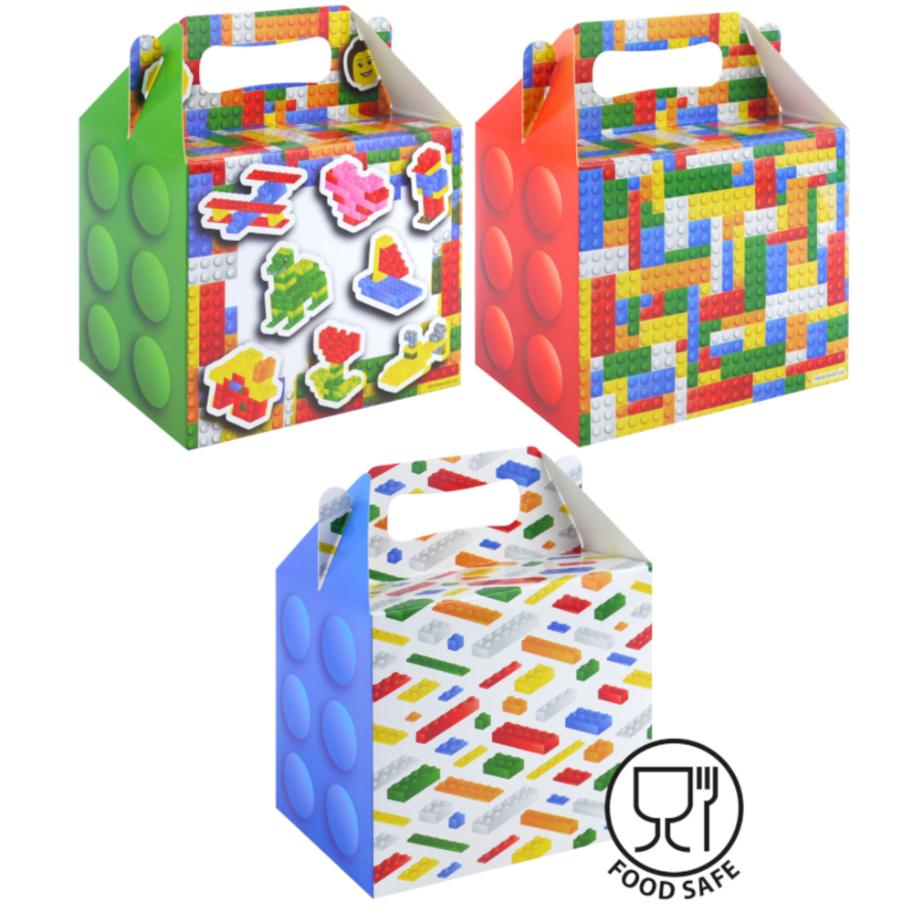 Henbrandt Boîte à dragées Lego 14 x 9,5 x 12 cm | 12 pièces