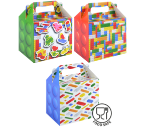 Henbrandt Boîte à dragées Lego 14 x 9,5 x 12 cm | 12 pièces