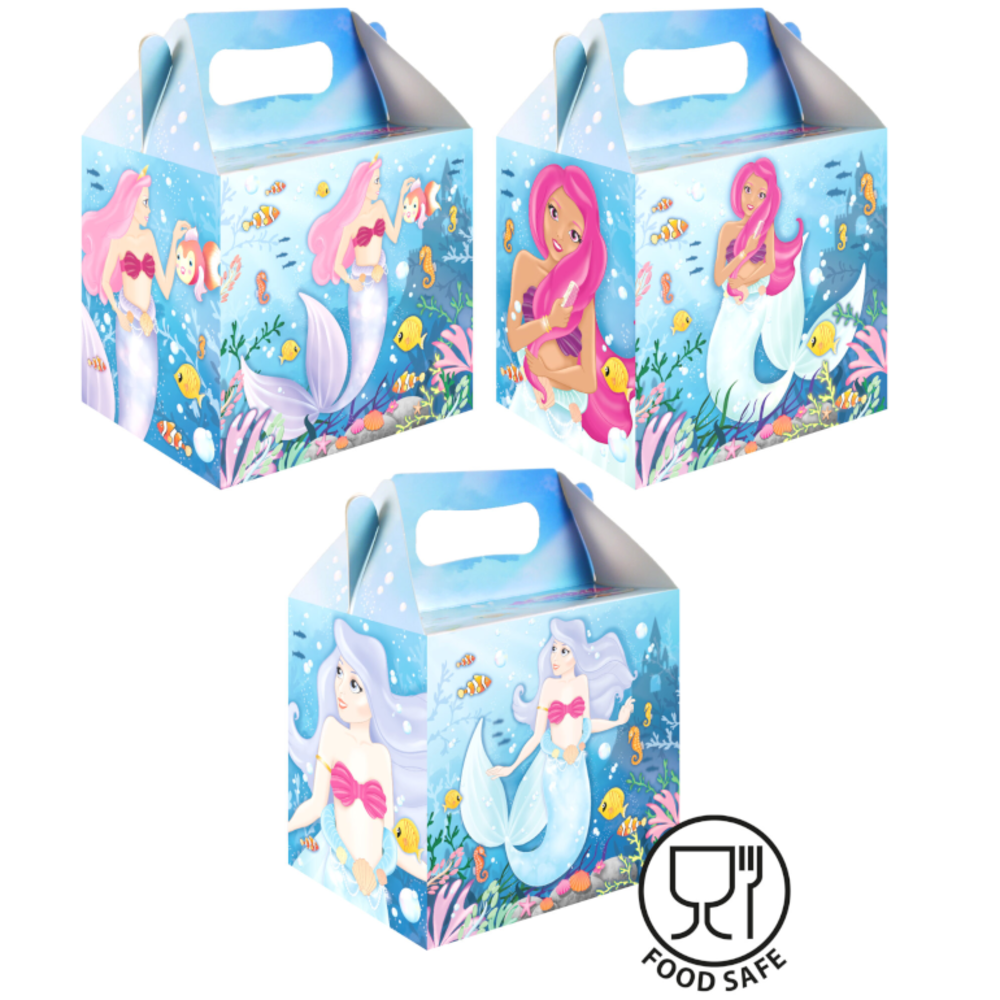 Henbrandt Zeemeermin Uitdeeldoosje 14x9.5x18cm | 12 stuks Henbrandt Zeemeermin Uitdeeldoosje 14x9.5x18cm | 12 stuks