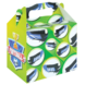 Henbrandt Gastgeschenkboxen für Fußballpartys, 14 x 9,5 x 12 cm | 12 Stück