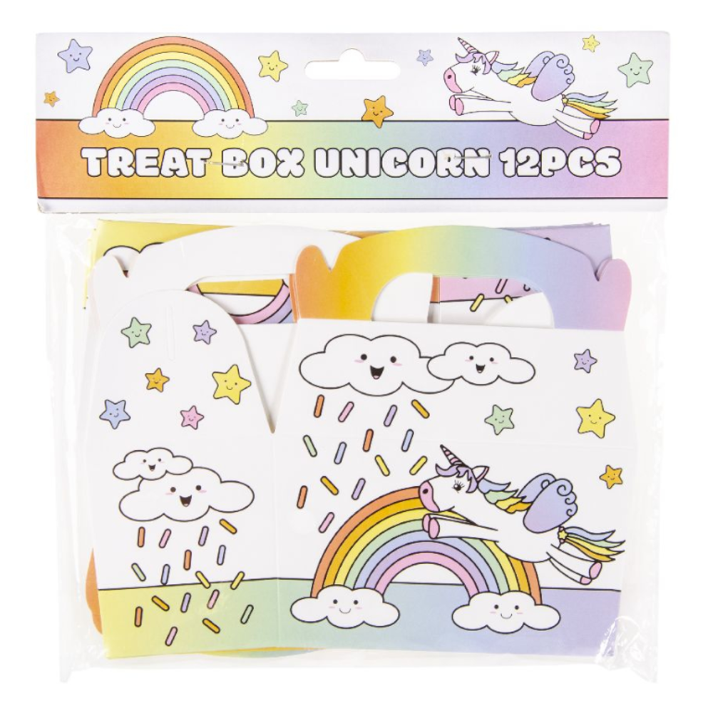 LG Imports Eenhoorn Uitdeeldoosjes 12x12,5x6cm | 12 stuks LG Imports Eenhoorn Uitdeeldoosjes 12x12,5x6cm | 12 stuks