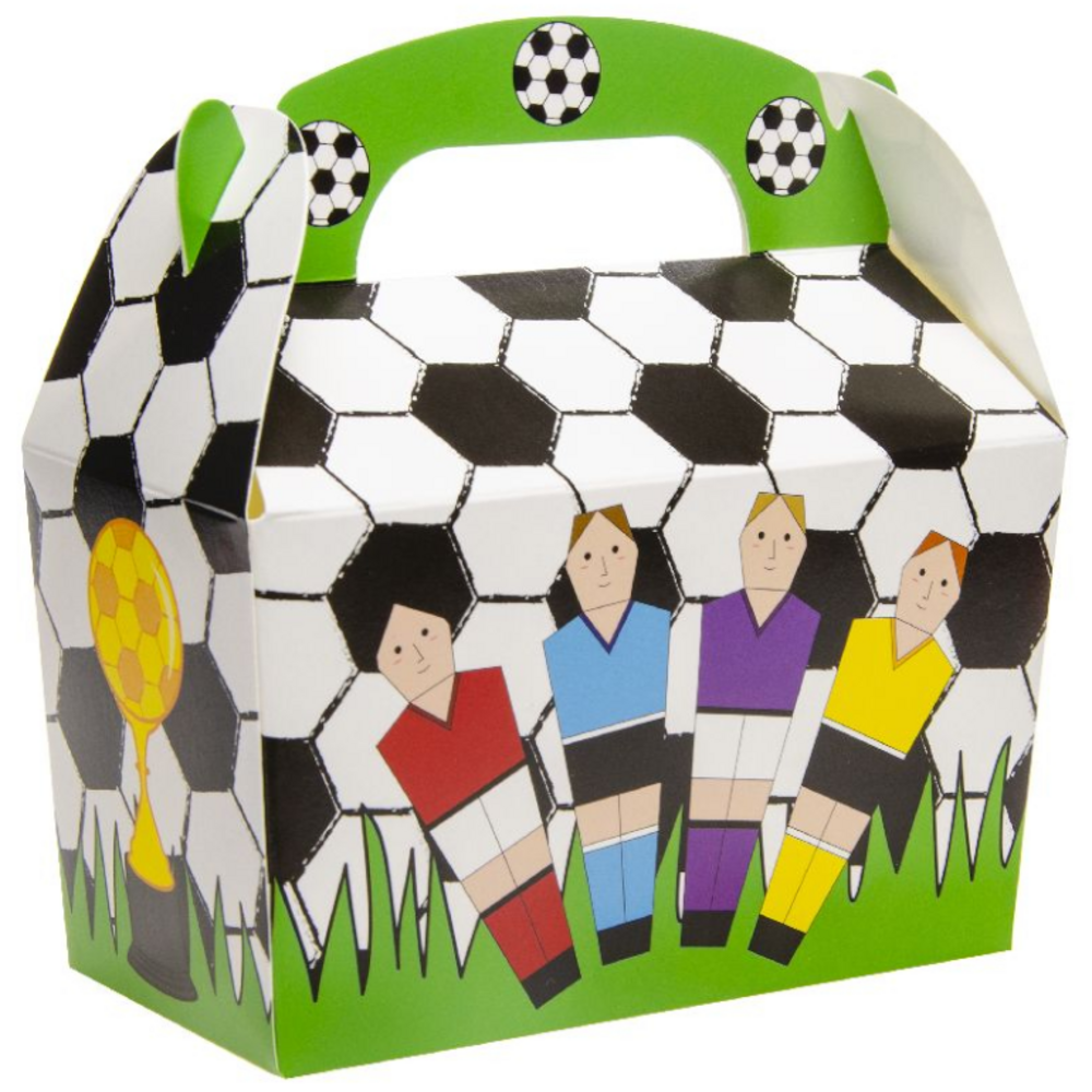 LG Imports Gastgeschenkbox für Fußballpartys, 12 x 12 x 6 cm | 12 Stück
