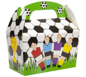 LG Imports Gastgeschenkbox für Fußballpartys, 12 x 12 x 6 cm | 12 Stück