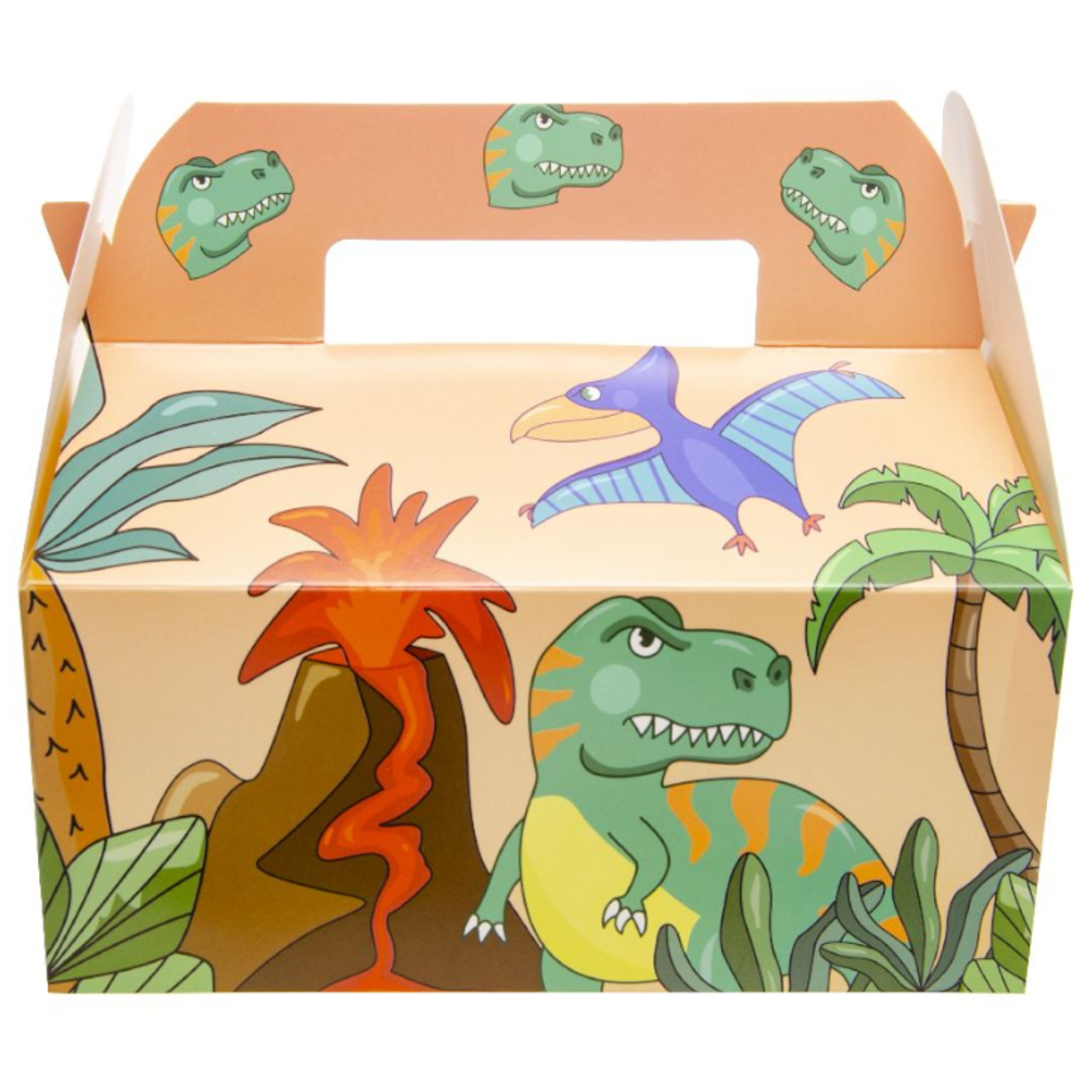 LG Imports Dinosaurier-Gastgeschenkbox 22,5 x 12 x 9,5 cm | pro Stück
