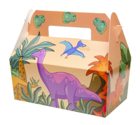 LG Imports Boîte à dragées dinosaures 22,5 x 12 x 9,5 cm | à l'unité