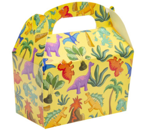 LG Imports Boîtes à dragées dinosaures 12 x 12,5 x 6 cm | 12 pièces