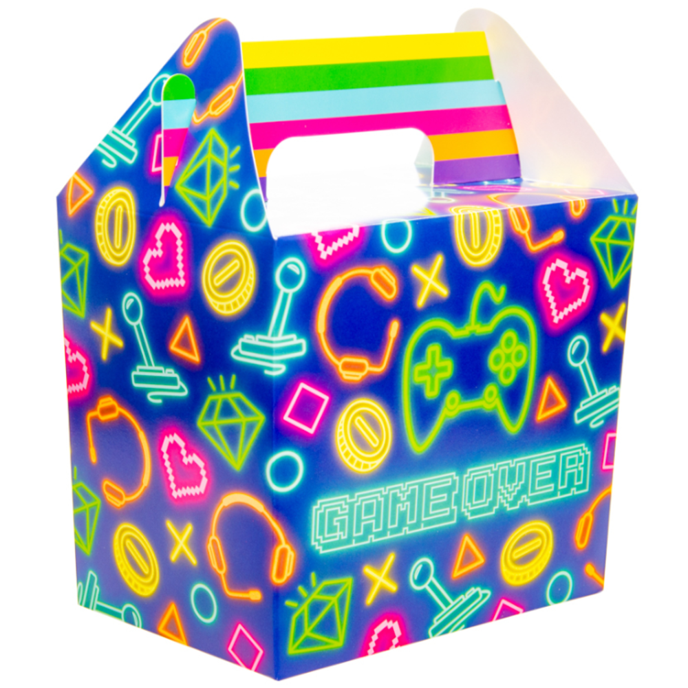 LG Imports Boîte à dragées néon pour gamers 13 x 9,5 x 12 cm | 12 pièces