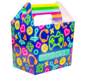 LG Imports Boîte à dragées néon pour gamers 13 x 9,5 x 12 cm | 12 pièces