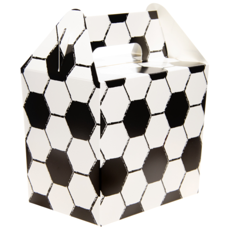 LG Imports Gastgeschenkbox für Fußballpartys, 13 x 9,5 x 12 cm | 12 Stück