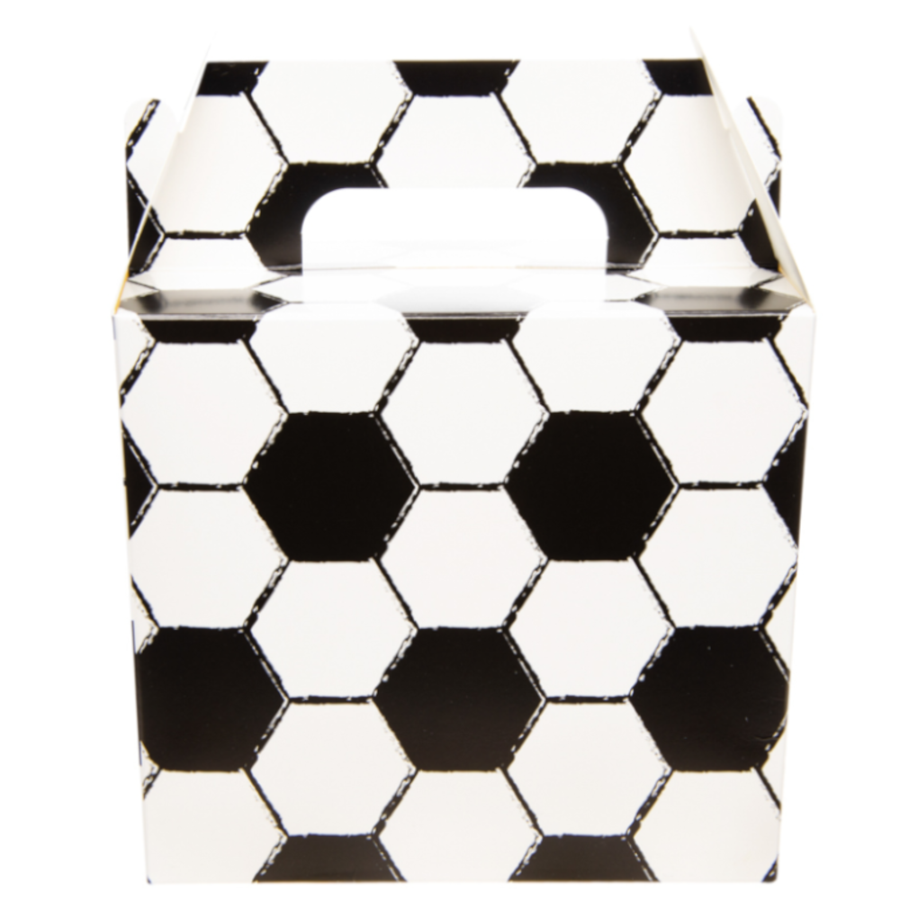 LG Imports Gastgeschenkbox für Fußballpartys, 13 x 9,5 x 12 cm | 12 Stück