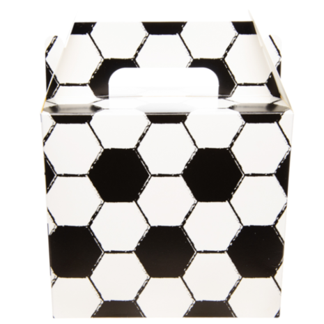 LG Imports Gastgeschenkbox für Fußballpartys, 13 x 9,5 x 12 cm | 12 Stück
