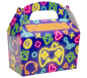 LG Imports Uitdeeldoosje Neon Gamer 12x12,5x6cm | 12 stuks LG Imports Uitdeeldoosje Neon Gamer 12x12,5x6cm | 12 stuks