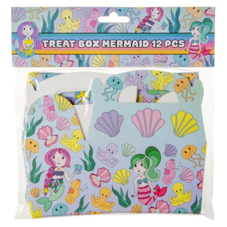 LG Imports Boîtes à dragées sirène 12 x 12,5 x 6 cm | 12 pièces