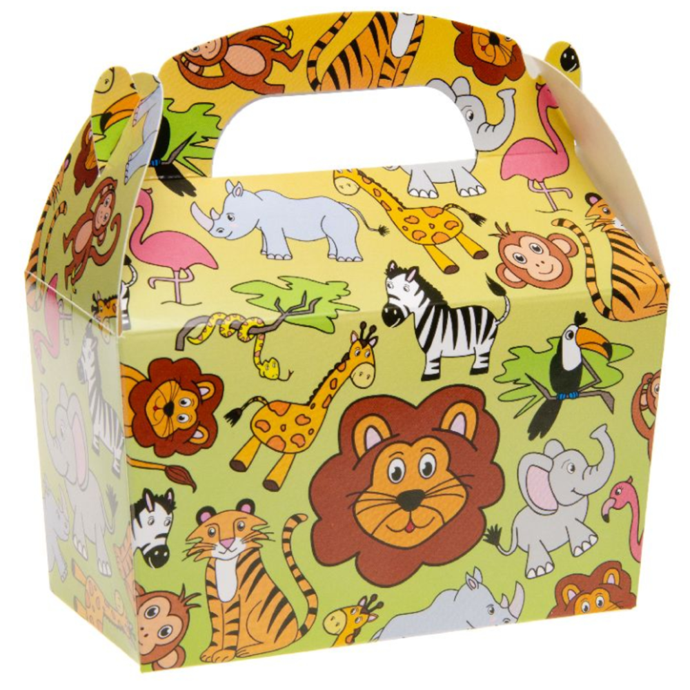 LG Imports Jungle Dieren Uitdeeldoosjes 12x12,5x6cm | 12 stuks LG Imports Jungle Dieren Uitdeeldoosjes 12x12,5x6cm | 12 stuks